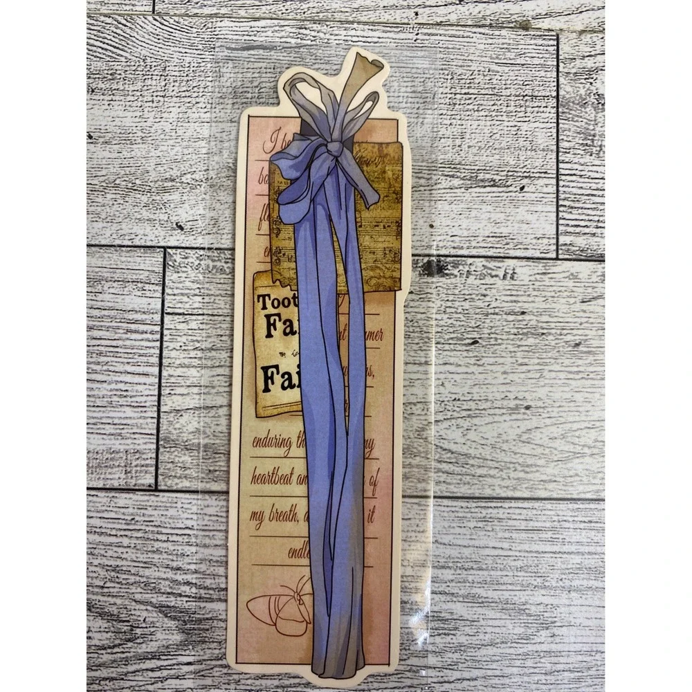 Collage Die-Cut Bookmark - Layered ephemera - Romantic Scrapbooking